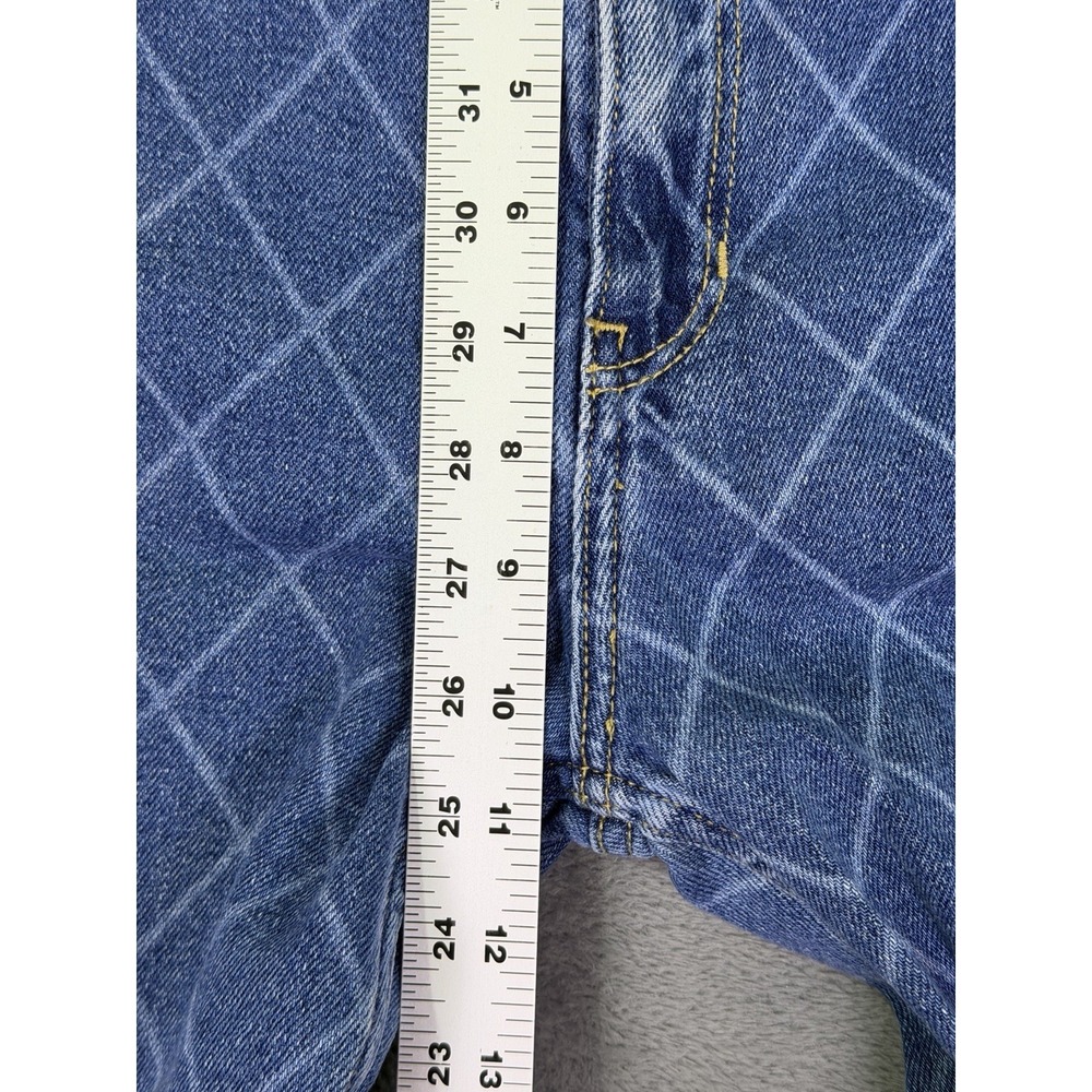 Hollister Jeans Womens 00 Blue Dad Medium Wash Diamond Ultra High Rise Relaxed - Picture 4 of 9
